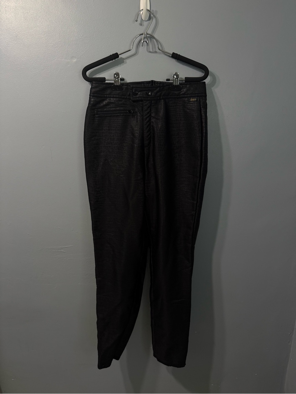 Skea Vintage Black Snake Print Ski Pant Women’s Ski Pants Size 12